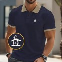 Men's Penguin Polo Short Sleeve Polo Shirts Collared Shirts Casual Resort Outdoor Daily Wear Vacation Wear 3D Print Summer Pink Brown Green