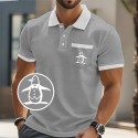 Men's Penguin Polo Short Sleeve Polo Shirts Collared Shirts Business Casual Outdoor Athleisure Daily Wear Buttons 3D Print Summer Green Dark Blue Light Blue