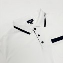 Men's Polo Shirt Golf Shirt Casual Sports Lapel Short Sleeve Fashion Basic Color Block Patchwork Front Pocket Summer Regular Fit White Red Navy Blue Blue Gray Polo Shirt