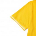 Men's Cotton Polo Shirt Golf Shirt Work Casual Lapel Ribbed Polo Collar Short Sleeve Basic Modern Color Block Eagle Patchwork Buttons Spring & Summer Regular Fit Yellow Burgundy Navy Blue Grey Cotton