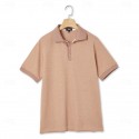 Men's Polo Shirt Waffle Polo Shirt Casual Holiday Lapel Ribbed Polo Collar Short Sleeve Fashion Basic Plain Button Soft Summer Spring Regular Fit White Yellow Burgundy Green Khaki Gray Polo Shirt