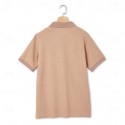 Men's Polo Shirt Waffle Polo Shirt Casual Holiday Lapel Ribbed Polo Collar Short Sleeve Fashion Basic Plain Button Soft Summer Spring Regular Fit White Yellow Burgundy Green Khaki Gray Polo Shirt