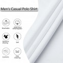 Men's Cotton Blend Polo Shirt Golf Shirt Casual Holiday Lapel Short Sleeve Fashion Basic Houndstooth Plaid / Check Patchwork Pocket Summer Regular Fit Dark Grey White Sky Blue Orange Khaki Cotton