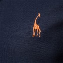 Cotton Men's Polos Giraffe Embroidery Short Sleeve Polo Shirts for Men High Quality Brand Design Polos Men Clothing