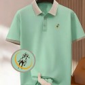 Kentucky Derby Men's Horse Racing Polo Short Sleeve Polo Shirts Collared Shirts Business Casual Outdoor Athleisure Daily Wear 3D Print Summer Spring Fall Pink Brown Green