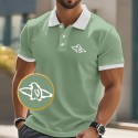 Men's Animal Patterned Polo Short Sleeve Polo Shirts Collared Shirts Business Casual School Outdoor Athleisure Daily Wear 3D Print Summer Pink Blue Brown