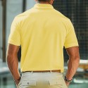 Kentucky Derby Men's Horse Golf Shirt Short Sleeve Polo Shirts Collared Shirts Business Casual WorkWear Formal Wear Festival Wear Buttons 3D Print Summer Spring Yellow Blue