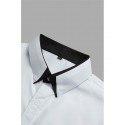 Men's Dress Shirt Button Down Shirt Collared Shirt Non Iron Shirt Plain Wedding Work White Pink Navy Blue Royal Blue Long Sleeve Collar All Seasons Clothing Apparel