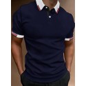 Men's Dress Shirt Button Down Shirt Collared Shirt Non Iron Shirt Plain Wedding Work White Pink Navy Blue Royal Blue Long Sleeve Collar All Seasons Clothing Apparel