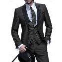 Men's Daily Dress Casual Shirt Standard Fit Long Sleeve Lapel Summer Solid Color Polyester Black White Grey 2025