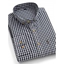 Dress Shirt Button Down Shirt Oxford Shirt Stripes and Plaid Wedding Office & Career Black Red Blue Long Sleeve Turndown Spring &  Fall Clothing Apparel