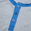 Men's Waffle Henley Shirt Tee Plaid Checkered Henley Outdoor Casual Short Sleeve Button Clothing Apparel Polyester Fashion Designer Comfortable