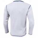 Men's T Shirt Henley Shirt Waffle Knit Tee Tee Top Long Sleeve Shirt Long Sleeve Color Block Fashion Designer Basic Patchwork Henley Vacation Street Going out Spring &  Fall Black White Blue Henley