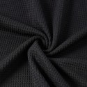 Men's Waffle Tee Waffle Henley Shirt Long Sleeve V Neck Spring &  Fall Solid Color Fashion Basic Fake two piece Street Casual Sports Black Navy Blue Light Grey Top Tee for Men