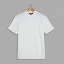 Men's T Shirt Turtleneck shirt Short Sleeve Stand Collar Summer Spring Plain Fashion Casual Comfortable Vacation Street Holiday Black White Red Top Tee for Men