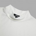 Men's T Shirt Turtleneck shirt Short Sleeve Stand Collar Summer Spring Plain Fashion Casual Comfortable Vacation Street Holiday Black White Red Top Tee for Men