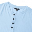 Men's Henley Shirt Short Sleeve Shirt Ribbed Knit tee Tee Top Solid Color Henley Outdoor Street Short Sleeve Button Clothing Apparel Daily Hawaiian