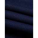 Men's Cotton Blend Polo Shirt Golf Shirt Street Casual Stand Collar Banded Collar Short Sleeve Fashion Basic Plain Classic Summer Regular Fit Navy Black White Red Cotton Blend Polo Shirt