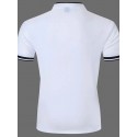 Men's Cotton Blend Polo Shirt Golf Shirt Street Casual Stand Collar Banded Collar Short Sleeve Fashion Basic Plain Classic Summer Regular Fit Navy Black White Red Cotton Blend Polo Shirt