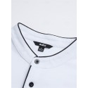 Men's Cotton Blend Polo Shirt Golf Shirt Street Casual Stand Collar Banded Collar Short Sleeve Fashion Basic Plain Classic Summer Regular Fit Navy Black White Red Cotton Blend Polo Shirt