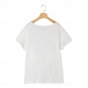 100% Cotton Men's Casual T Shirt Plain Crew Neck  Summer Tee Street Holiday Short Sleeve Raw Edges Fashion Casual Comfortable Top Tee