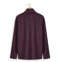 Men's 65% Cotton Mock Turtleneck Tee Top Long Sleeve Shirt Solid Color Turtleneck Formal Outdoor Long Sleeve High Neck Clothing Apparel Daily Casual Street Style