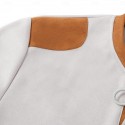 Men's Faux Suede Henley Shirt Tee Top Long Sleeve Shirt Patchwork Henley Outdoor Street Long Sleeve Drawstring Clothing Apparel Daily Casual Street Style