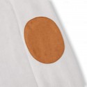 Men's Faux Suede Henley Shirt Tee Top Long Sleeve Shirt Patchwork Henley Outdoor Street Long Sleeve Drawstring Clothing Apparel Daily Casual Street Style