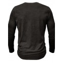 Men's Henley Shirt Tee Top Long Sleeve Shirt Plain Henley Street Vacation Long Sleeve Clothing Apparel 100% Cotton Vintage Fashion Basic