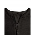 Men's Henley Shirt Tee Top Long Sleeve Shirt Plain Henley Street Vacation Long Sleeve Clothing Apparel 100% Cotton Vintage Fashion Basic