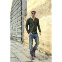 Men's Henley Shirt Tee Top Long Sleeve Shirt Plain Henley Street Vacation Long Sleeve Clothing Apparel 100% Cotton Vintage Fashion Basic