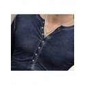Men's Henley Shirt Tee Top Long Sleeve Shirt Plain Henley Street Vacation Long Sleeve Clothing Apparel 100% Cotton Vintage Fashion Basic