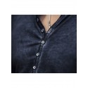 Men's Henley Shirt Tee Top Long Sleeve Shirt Plain Henley Street Vacation Long Sleeve Clothing Apparel 100% Cotton Vintage Fashion Basic