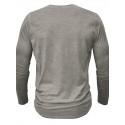 Men's Henley Shirt Tee Top Long Sleeve Shirt Plain Henley Street Vacation Long Sleeve Clothing Apparel 100% Cotton Vintage Fashion Basic