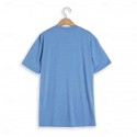 Men's Henley Shirt Tee Top Plain Henley Street Vacation Short Sleeve Button Pocket Clothing Apparel Fashion Designer Basic