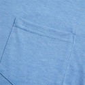 Men's Henley Shirt Tee Top Plain Henley Street Vacation Short Sleeve Button Pocket Clothing Apparel Fashion Designer Basic