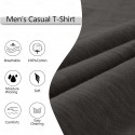 100% Cotton Men's Henley Shirt Tee Top Long Sleeve Shirt Long Sleeve Solid Color Fashion Daily Buttons Henley Outdoor Casual Summer Dark Brown Dark Grey Black Henley T-Shirt