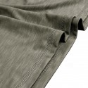 Men's Henley Shirt Tee Top Long Sleeve Solid Color Fashion Daily Buttons Henley Outdoor Street Causal Summer Army Green Black White Henley T-Shirt