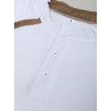 Men's Henley Shirt Raglan T Shirt Plain Slim Pleated Henley Outdoor Daily Short Sleeve Patchwork Pleats Clothing Apparel Fashion Designer Casual