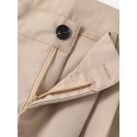 Men's Shirt Band Collar Shirt Dress Shirt Oxford Shirt Button Up Shirt Wedding Vacation White Navy Blue Gray Light Blue Long Sleeve Standing Collar Spring & Summer Clothing Apparel Front Pocket
