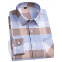Men's Plaid / Striped / Chevron / Round Quincea帽era & Sweet Sixteen Corporate Clothing Light Yellow Black Red Blue Long Sleeve Turndown All Seasons Clothing Apparel Buckle