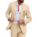 Men's Casual Summer T Shirt Casual Shirt Standard Fit Long Sleeve Lapel Solid Color Polyester Black White Pink 2025