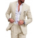 Men's Casual Summer T Shirt Casual Shirt Standard Fit Long Sleeve Lapel Solid Color Polyester Black White Pink 2025