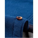 Men's Shacket Solid / Plain Color Vacation New Year Yellow Red Dark Navy Blue Long Sleeve Classic Collar Fall / Winter Clothing Apparel Print