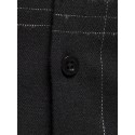 Men's Plaid Shirt Button Up Shirt Plaid Outdoor Daily Black Green Long Sleeve Lapel Spring &  Fall Clothing Apparel Pocket
