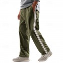 Men's Athletic Pants Sweatpants Corduroy Pants Trousers Pocket Drawstring Elastic Waist Color Block Comfort Sports Outdoor Daily Fashion Casual Black Army Green Micro-elastic