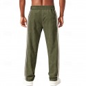 Men's Athletic Pants Sweatpants Corduroy Pants Trousers Pocket Drawstring Elastic Waist Color Block Comfort Sports Outdoor Daily Fashion Casual Black Army Green Micro-elastic