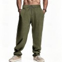 Men's Athletic Pants Sweatpants Corduroy Pants Trousers Pocket Drawstring Elastic Waist Color Block Comfort Sports Outdoor Daily Fashion Casual Black Army Green Micro-elastic