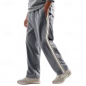 Men's Athletic Pants Sweatpants Corduroy Pants Trousers Pocket Drawstring Elastic Waist Color Block Comfort Sports Outdoor Daily Fashion Casual Black Army Green Micro-elastic