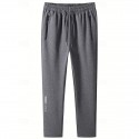 Men's Athletic Pants Jogging Pants Training Pants Pocket Elastic Waist Plain Comfort Sports Outdoor Sports Black Light Grey Micro-elastic